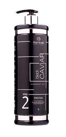 Protéine Black Caviar, Soin Réparateur Cheveux, Hair Brasil