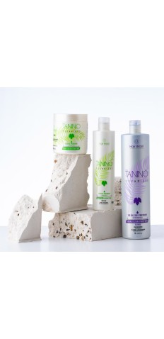 Soins cheveux colorés, gamme The Tanino Blue